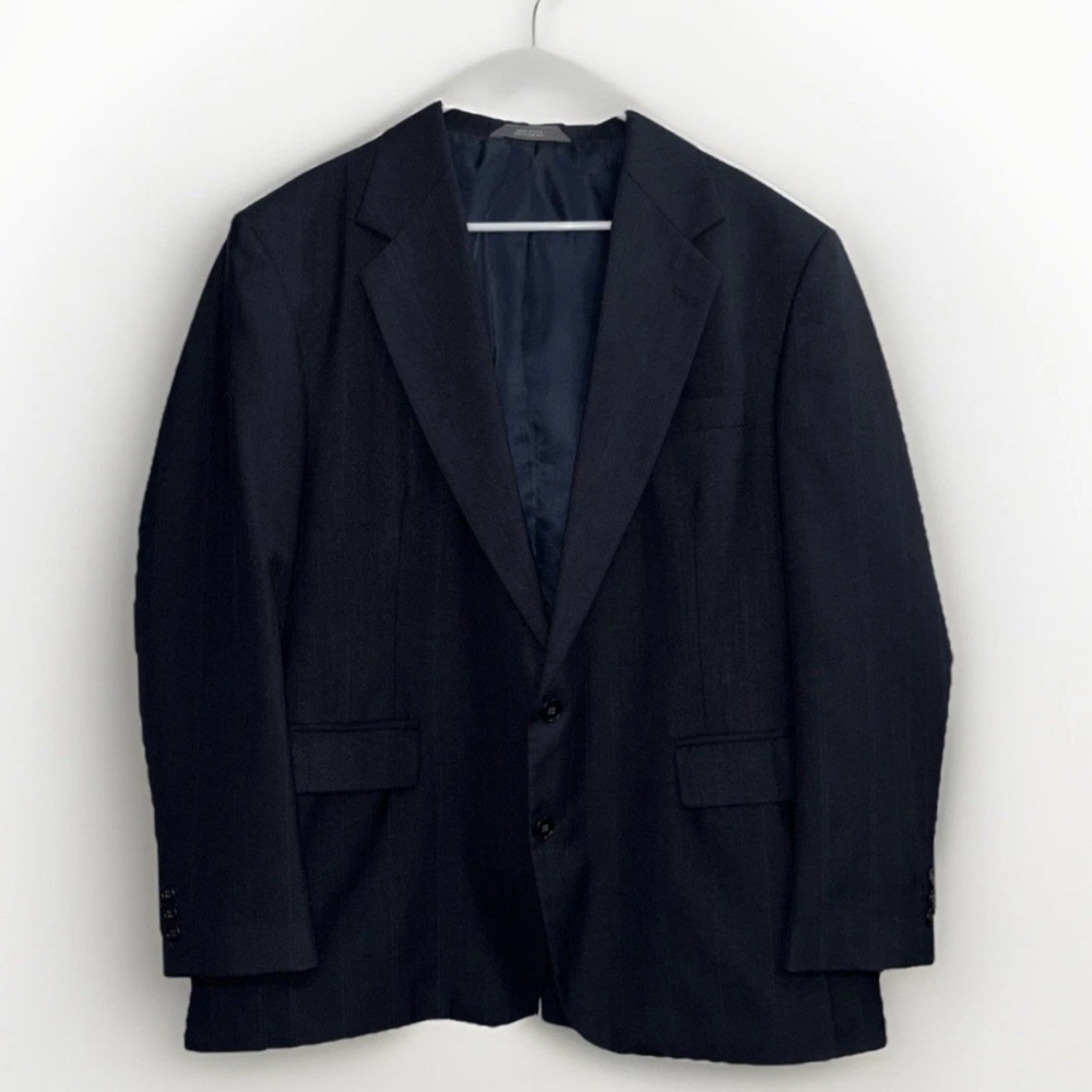 Haggar Men's Navy Sport Coat Blazer